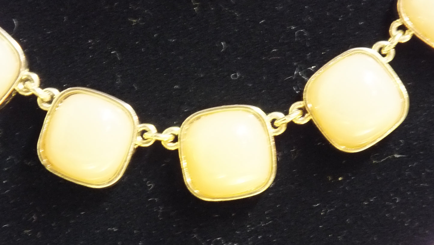 "Ann Taylor" (marked) Gold Tone Necklace