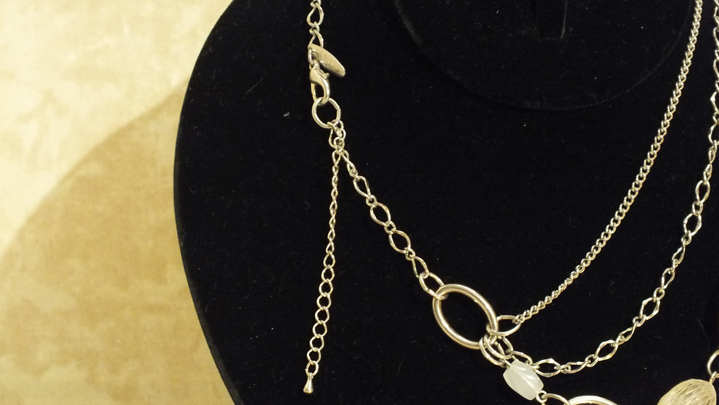 Beautiful Tri-strand "NY" Necklace