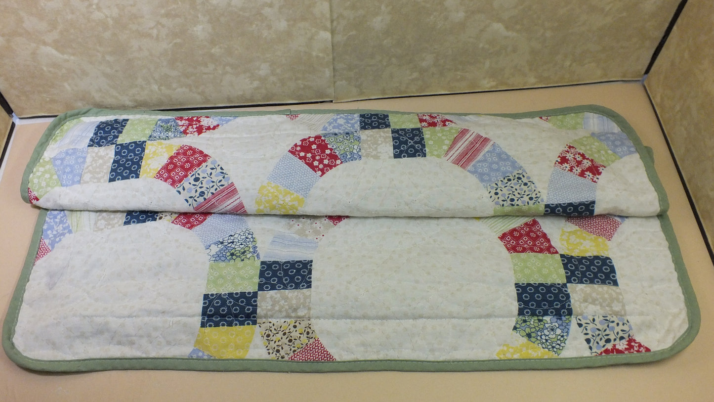 Vintage Quilted Pillow Cover