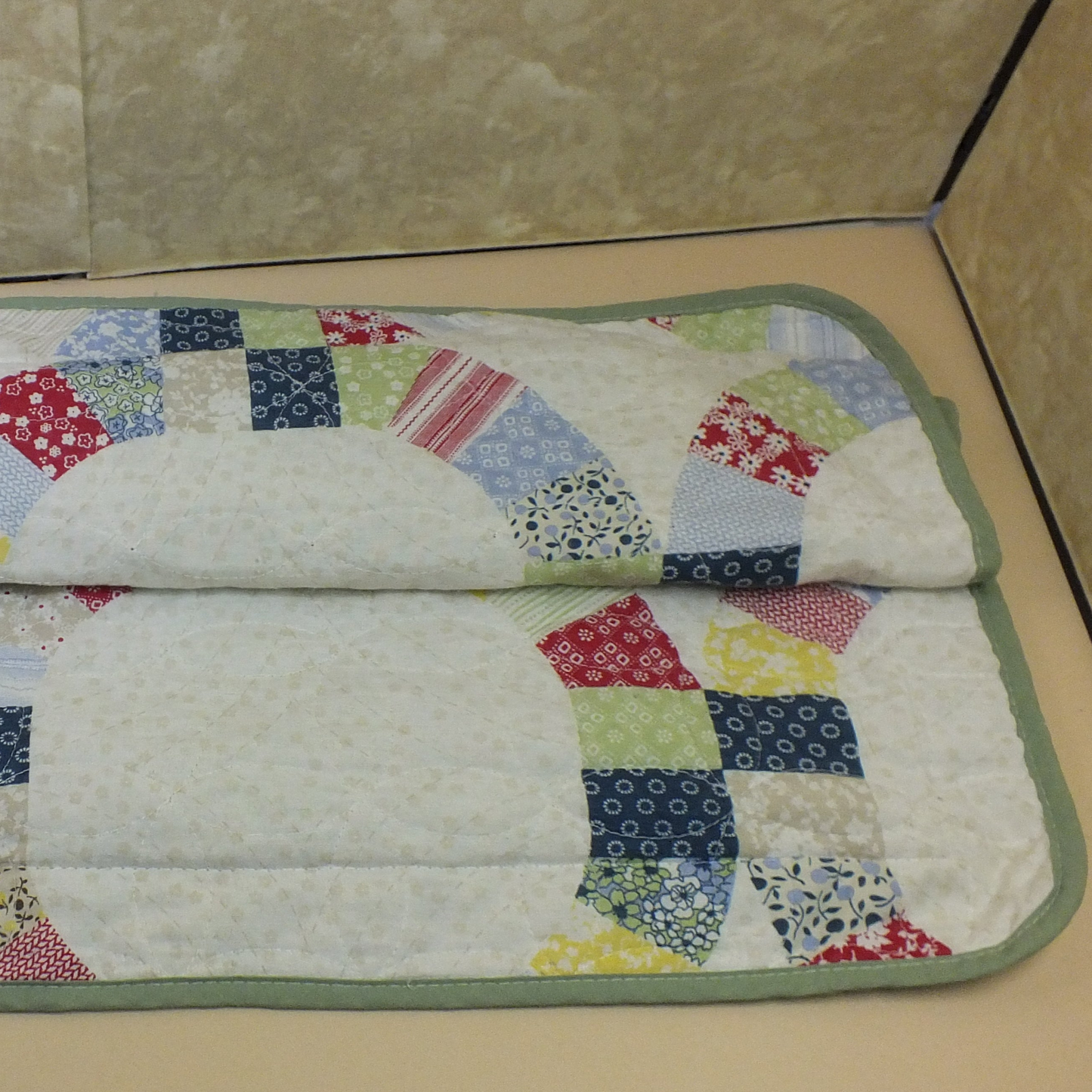 Vintage Quilted Pillow Cover