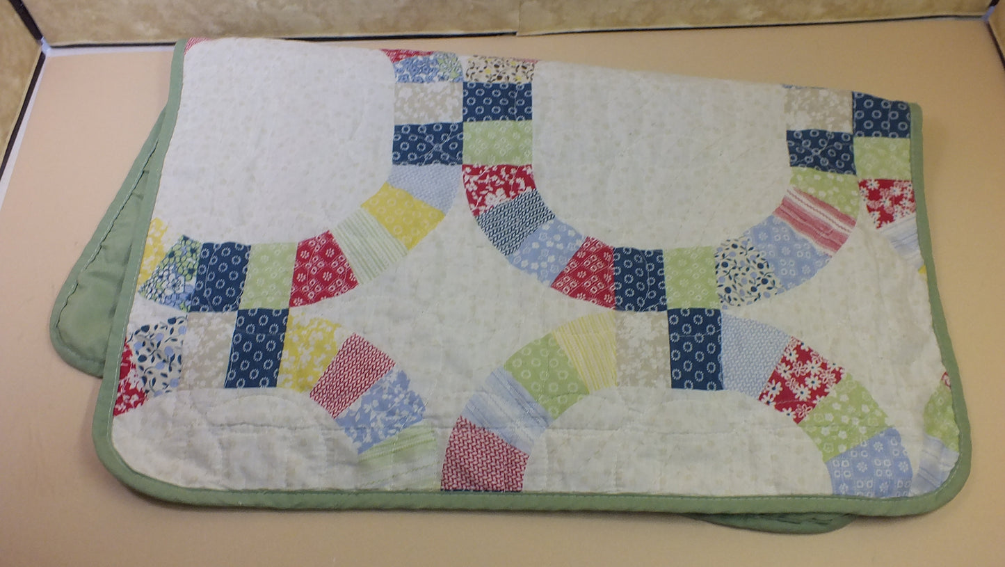 Vintage Quilted Pillow Cover