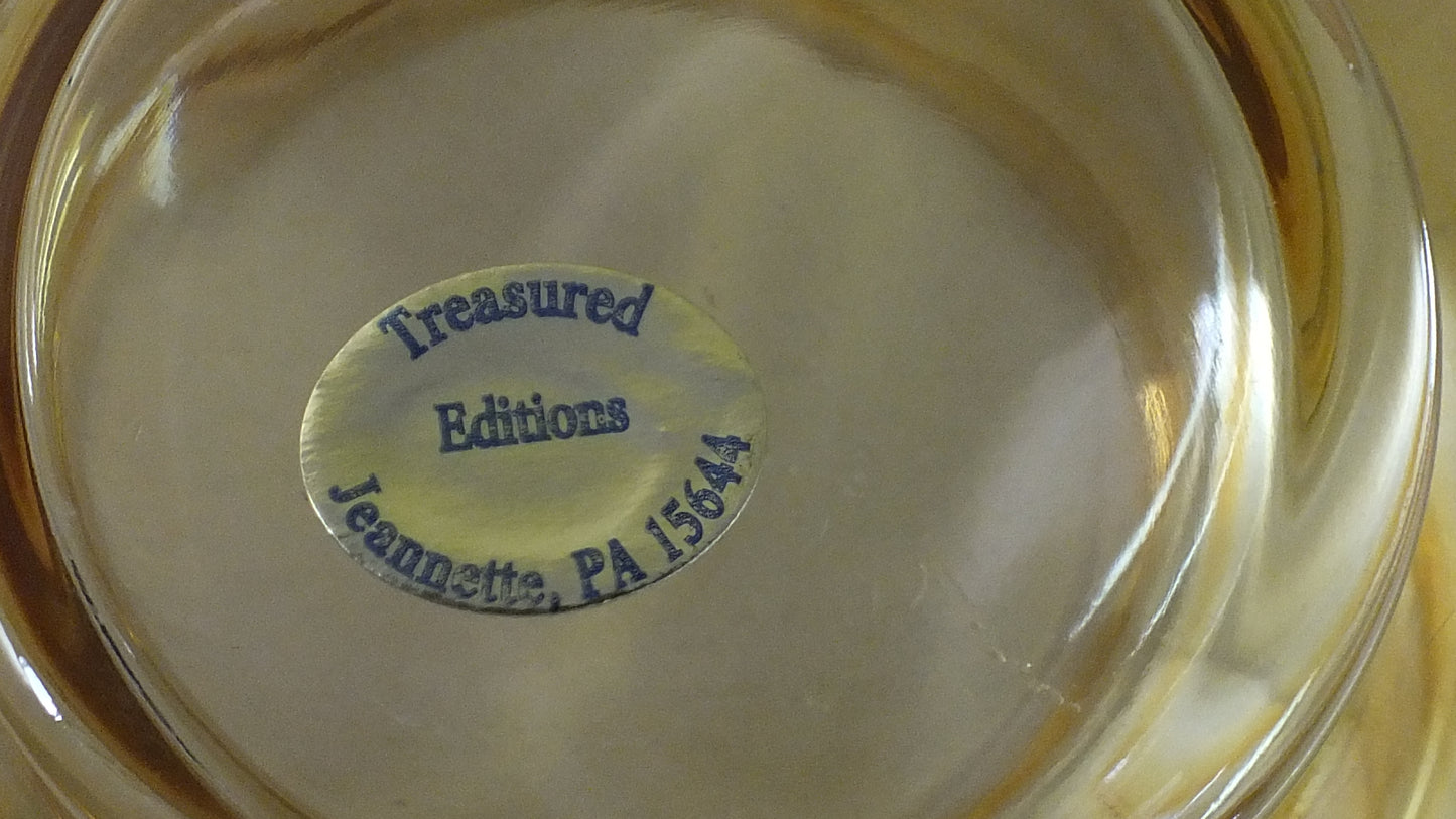 50th Anniversary Glass Bowl with Lid