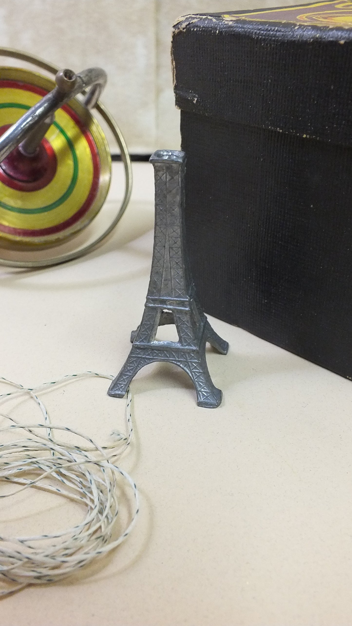 Vintage French Gyroscope with Original Paperwork and Box