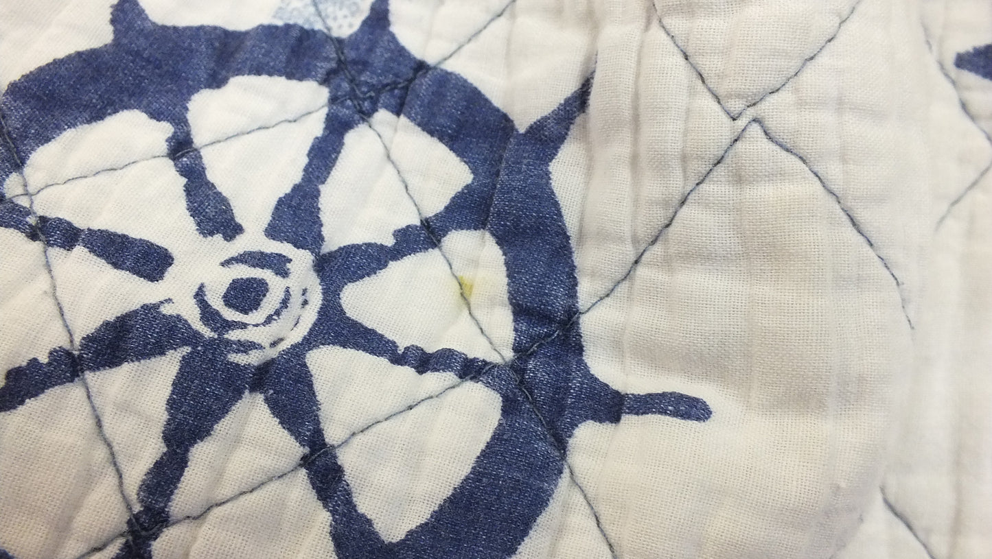 Vintage Sailing Lap Quilt