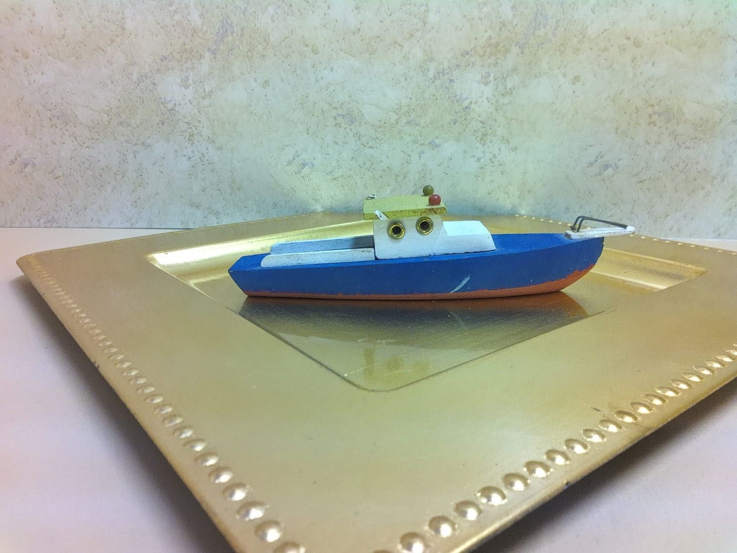 M2400120 - Wood Art by Ray DeBonis: Boat Toy