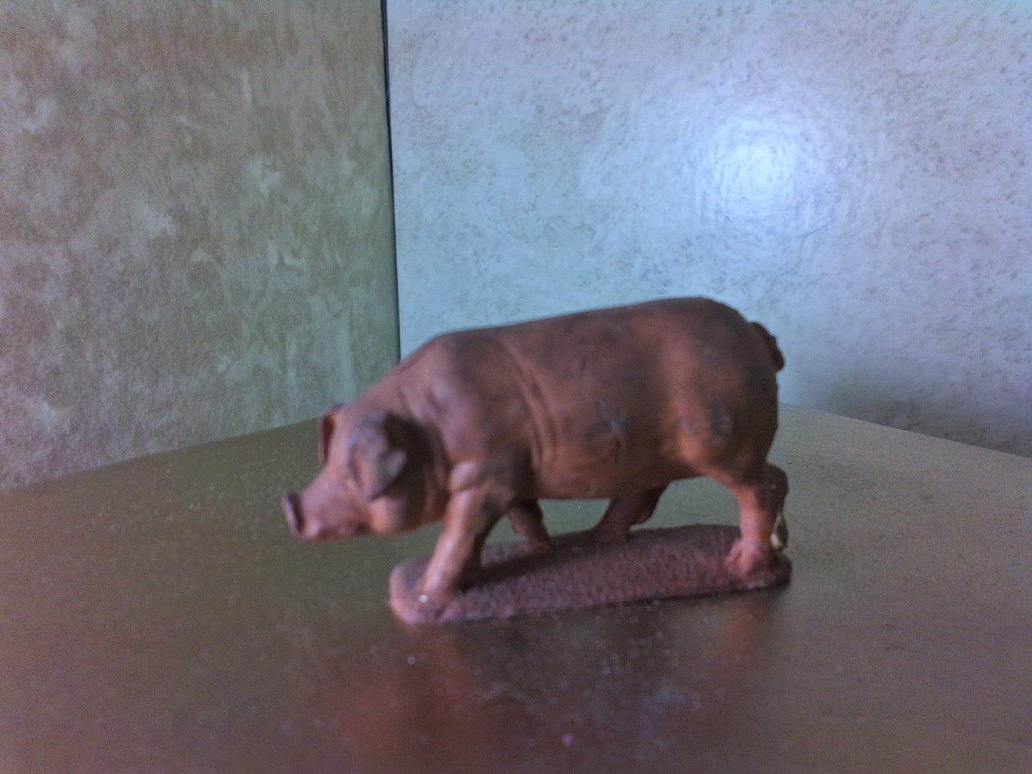 Vintage Rubber Pig Toy