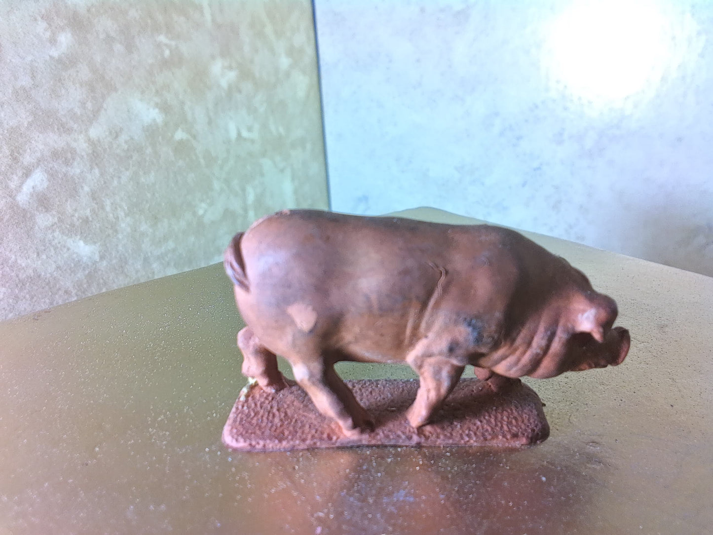Vintage Rubber Pig Toy