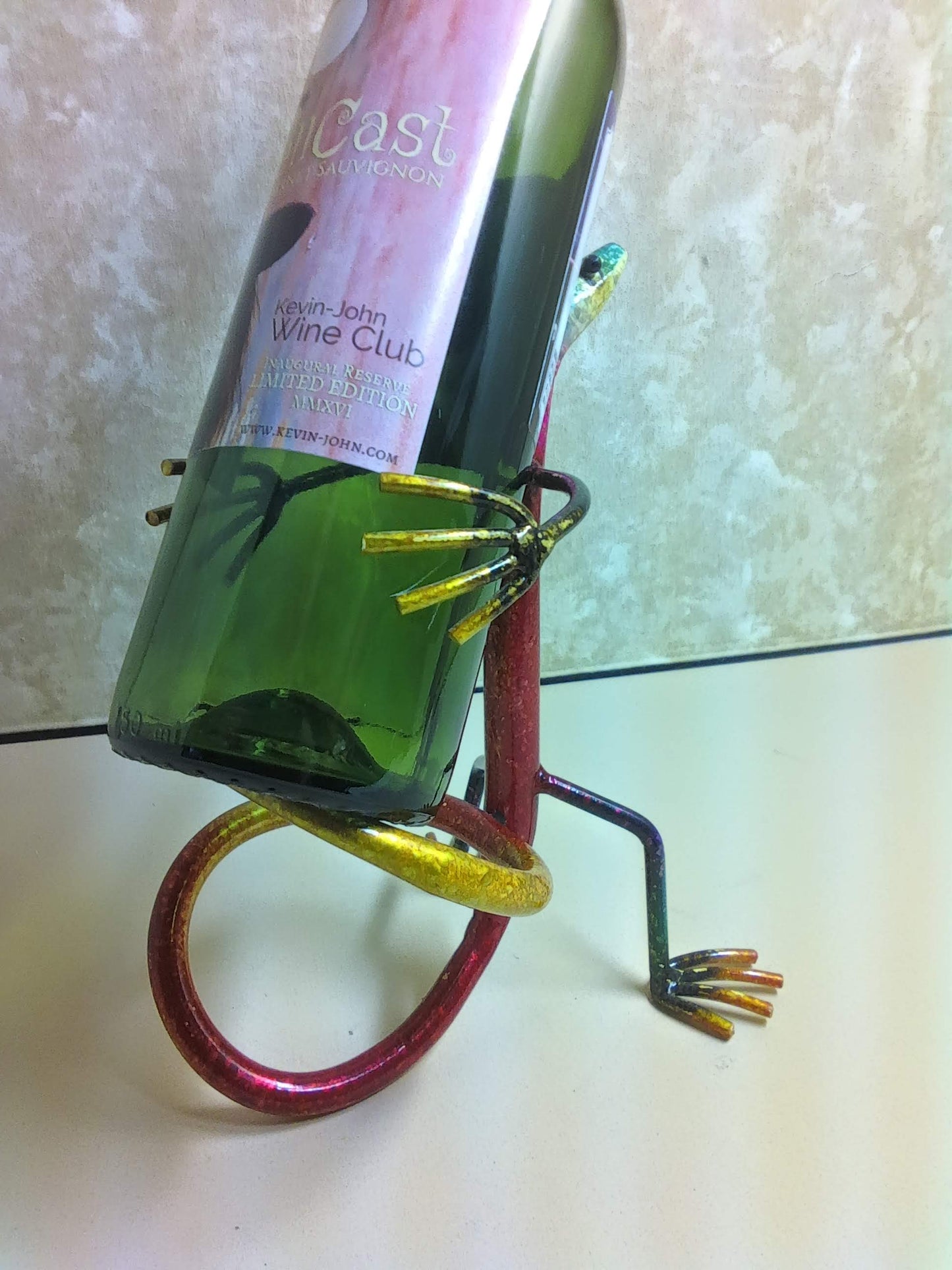M2400150 - Lizard Art Deco Wine Holder