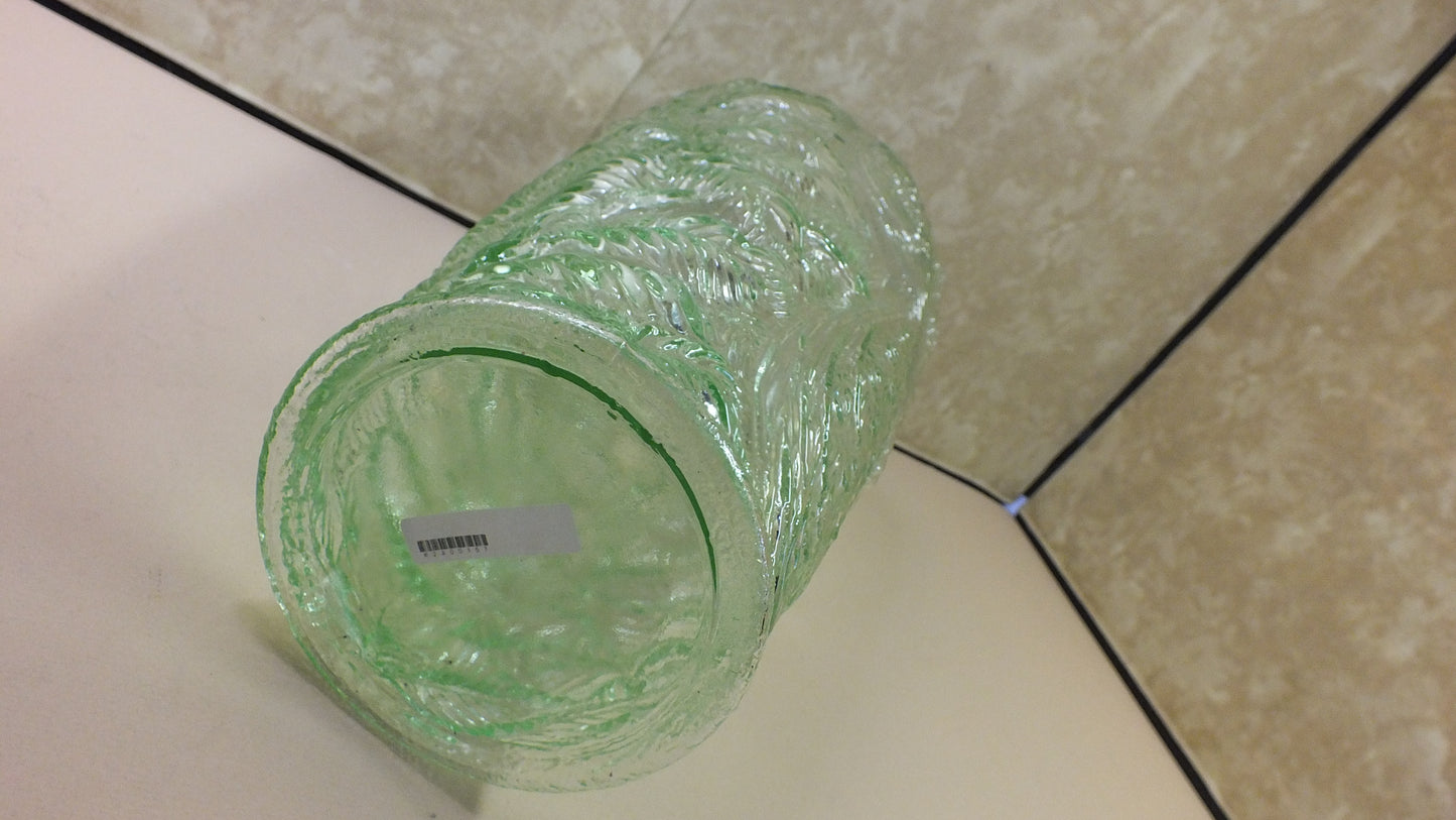 Chantilly Green Peacock Vase.