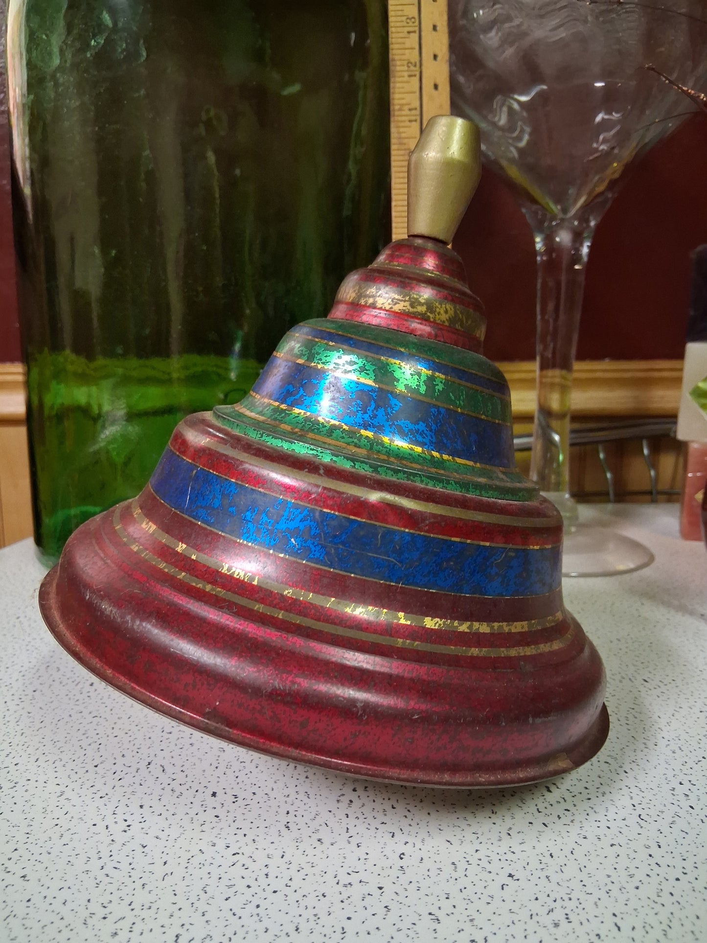 KT - Vintage Ohio Art Spinning Top Toy