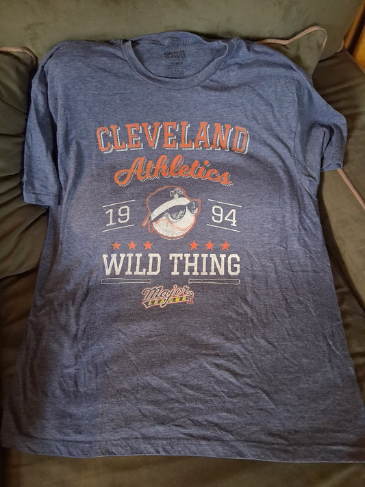 Major League 2 Movie Cleveland Baseball 1994 Wild Thing Men's T Shirt XL