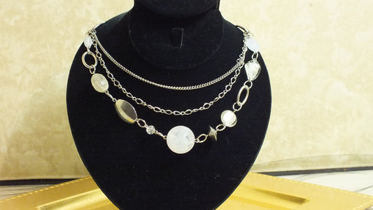 Beautiful Tri-strand "NY" Necklace