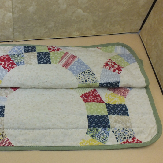 Vintage Quilted Pillow Cover