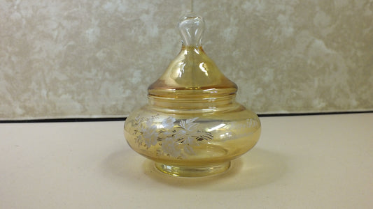 50th Anniversary Glass Bowl with Lid