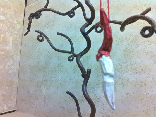 M2400113 - Wood Art by Ray DeBonis: Santa Ornament