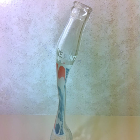 Vintage Glass Pulled Bottle Art
